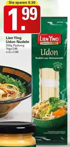 WEZ Lien Ying Udon Nudeln Angebot