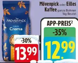 Edeka Mövenpick oder Eilles Kaffee Angebot