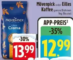 E-Center Mövenpick oder Eilles Kaffee Angebot
