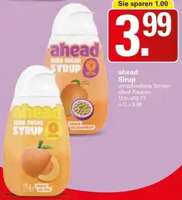 WEZ ahead Sirup Angebot