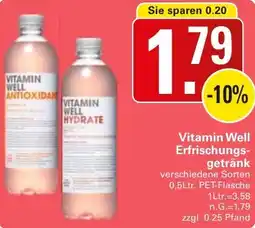 WEZ Vitamin Well Erfrischungsgetränk Angebot