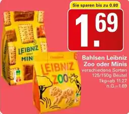 WEZ Bahlsen Leibniz Zoo oder Minis Angebot
