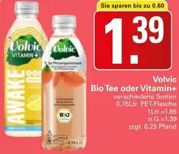WEZ Volvic Bio Tee oder Vitamin+ Angebot