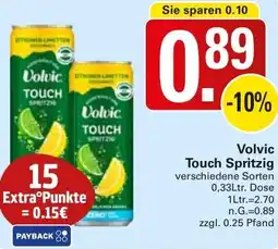 WEZ Volvic Touch Spritzig Angebot
