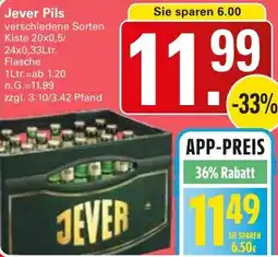 WEZ Jever Pils Angebot