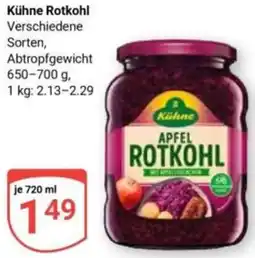 Globus Kühne Rotkohl Angebot