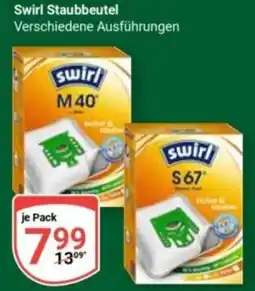 Globus Swirl Staubbeutel Angebot