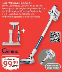 Globus Genius Hand-/Akkusauger Invictus X4 Angebot