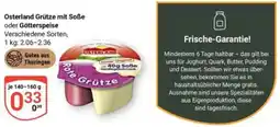 Globus Osterland Grütze mit Soße oder Götterspeise Angebot
