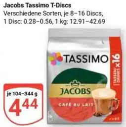 Globus Jacobs Tassimo T-Discs Angebot
