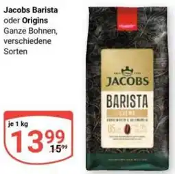 Globus Jacobs Barista oder Origins Angebot