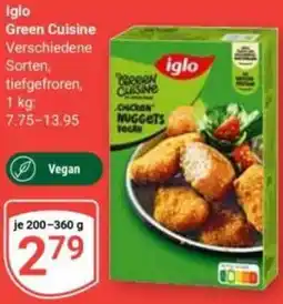 Globus Iglo Green Cuisine Angebot