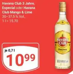 Globus Havana Club 3 Jahre, Especial oder Havana Club Mango & Lime Angebot