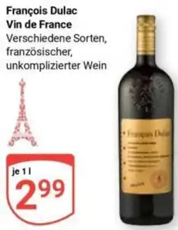 Globus François Dulac Vin de France Angebot