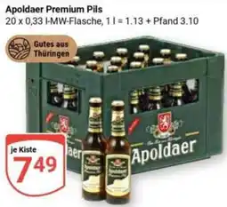 Globus Apoldaer Premium Pils Angebot