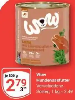 Globus Wow Hundenassfutter Angebot
