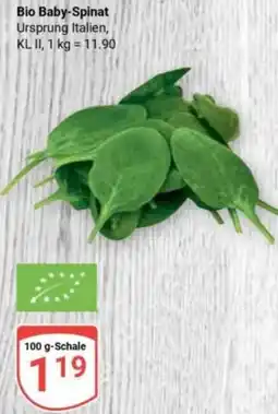 Globus Bio Baby-Spinat Angebot
