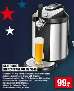 Handelshof CLATRONIC BIERZAPFANLAGE BZ 3740 Angebot