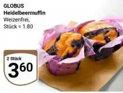 Globus GLOBUS Heidelbeermuffin Angebot