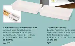 Tchibo 3 ausziehbare Schubladeneinsätze Angebot