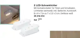 Tchibo 2 LED-Schranklichter Angebot