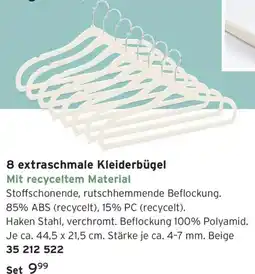 Tchibo 8 extraschmale Kleiderbügel Angebot