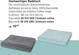 Tchibo Hochwertiges Badetuch Angebot
