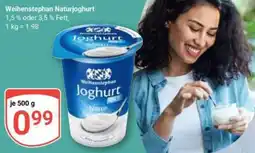 Globus Weihenstephan Naturjoghurt Angebot