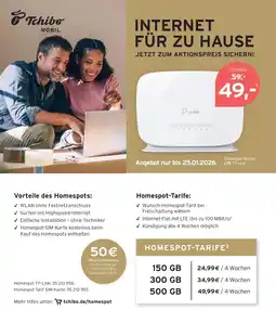 Tchibo Tchibo MOBIL Homespot-Router LTE TP-Link Angebot
