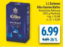 diska J.J. Darboven Eilles Gourmet Kaffee Angebot