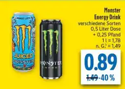 diska Monster Energy Drink Angebot