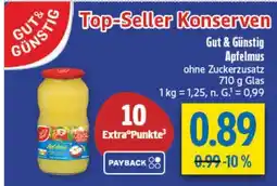 diska Gut & Günstig Apfelmus Angebot