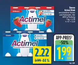 diska Danone Actimel Drink Angebot