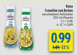 diska Rama Cremefine zum Kochen Angebot