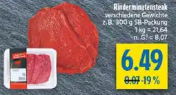 diska Rinderminutensteak Angebot