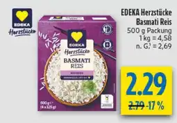 diska EDEKA Herzstücke Basmati Reis Angebot