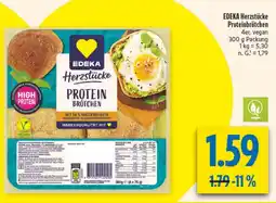 diska EDEKA Herzstücke Proteinbrötchen Angebot