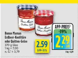 diska Bonne Maman Erdbeer-Konfitüre oder Quitten-Gelee Angebot