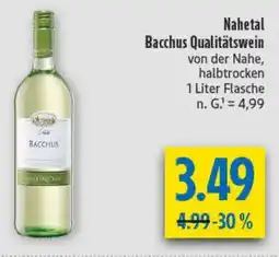 diska Nahetal Bacchus Qualitätswein Angebot