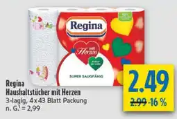 diska Regina Haushaltstücher mit Herzen Angebot