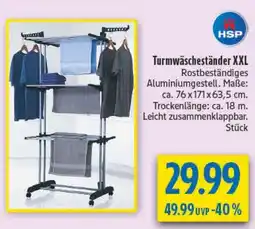 diska HSP Turmwäscheständer XXL Angebot