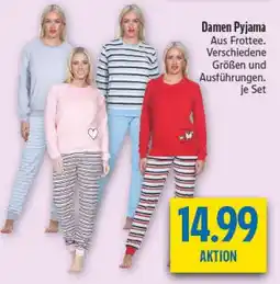 diska Damen Pyjama Angebot