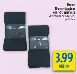 diska Damen Thermo-Leggings oder -Strumpfhose Angebot
