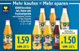 diska EDEKA Herzstücke Saft, Nektar oder Fruchtsaftgetränk Angebot