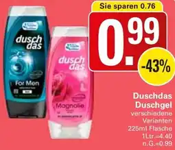WEZ Duschdas Duschgel Angebot