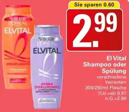 WEZ El Vital Shampoo oder Spülung Angebot