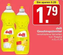 WEZ dalli Geschirspülmittel Angebot