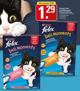 WEZ Purina Felix Deli Moments Katzennahrung Angebot
