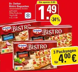 WEZ Dr. Oetker Bistro Baguettes Angebot