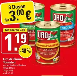 WEZ Oro di Parma Tomaten Angebot